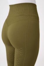 HORZE Melissa Women's Seamless Thermo Riding Tights - Image 4