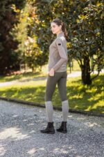 Janine Women's Seamless Full Grip Tights with phone Pocket - Image 2