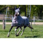 HKM Fly rug with neck -Grey- - Image 3