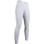 HKM Riding breeches -Sunshine Competition- silicone full seat, white