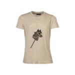 HKM T-shirt -Hobby Horsing Rainbow-, beige