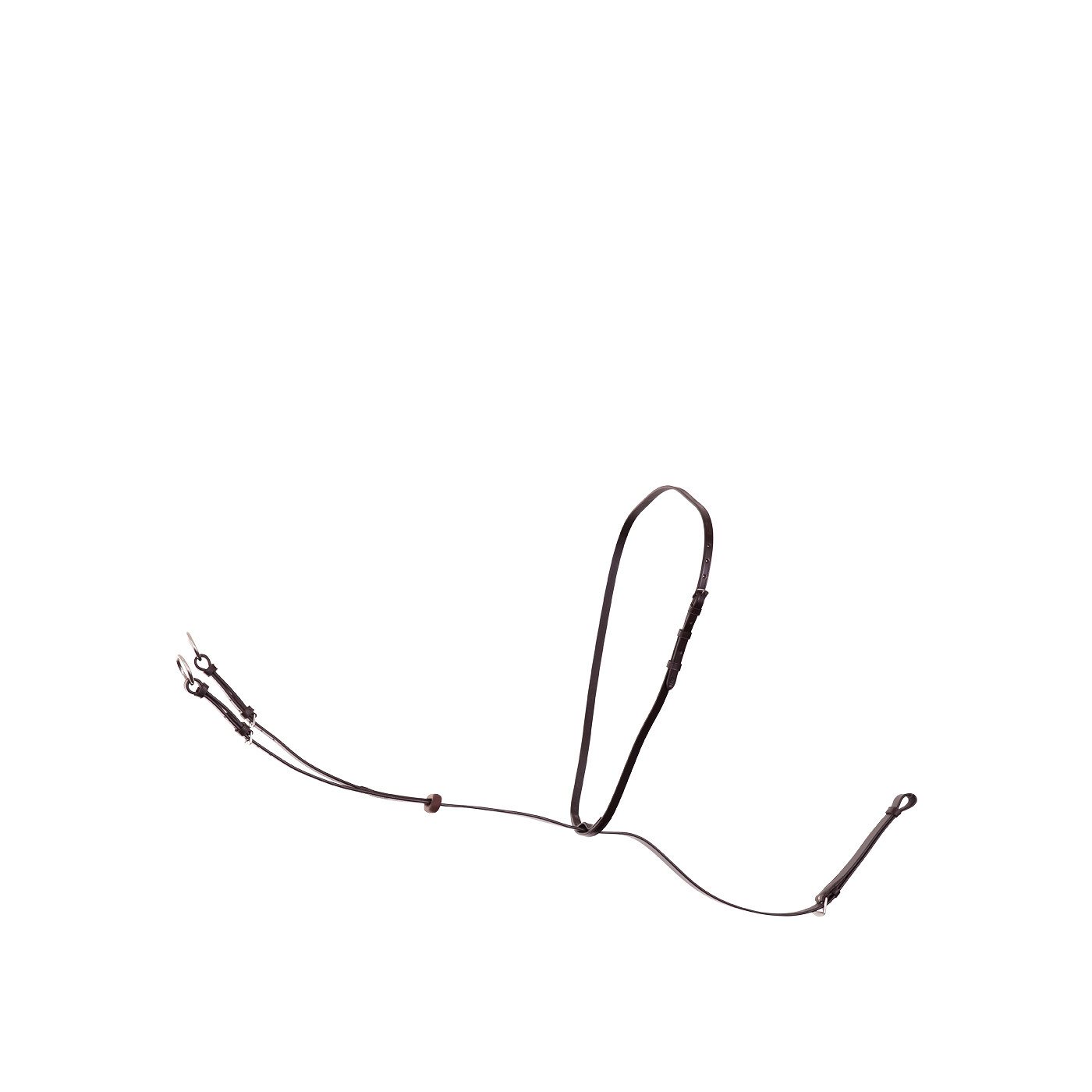 PREMIERE Brown martingale with rubber Stopper (PONY, COB)