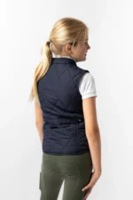 Horze Children´s Classic Quilted Riding Vest, navy - Image 4