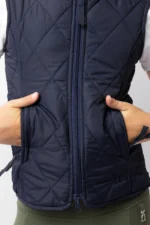 Horze Children´s Classic Quilted Riding Vest, navy - Image 6