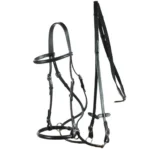 Horze Leather Bitless Bridle - Black (PONY)