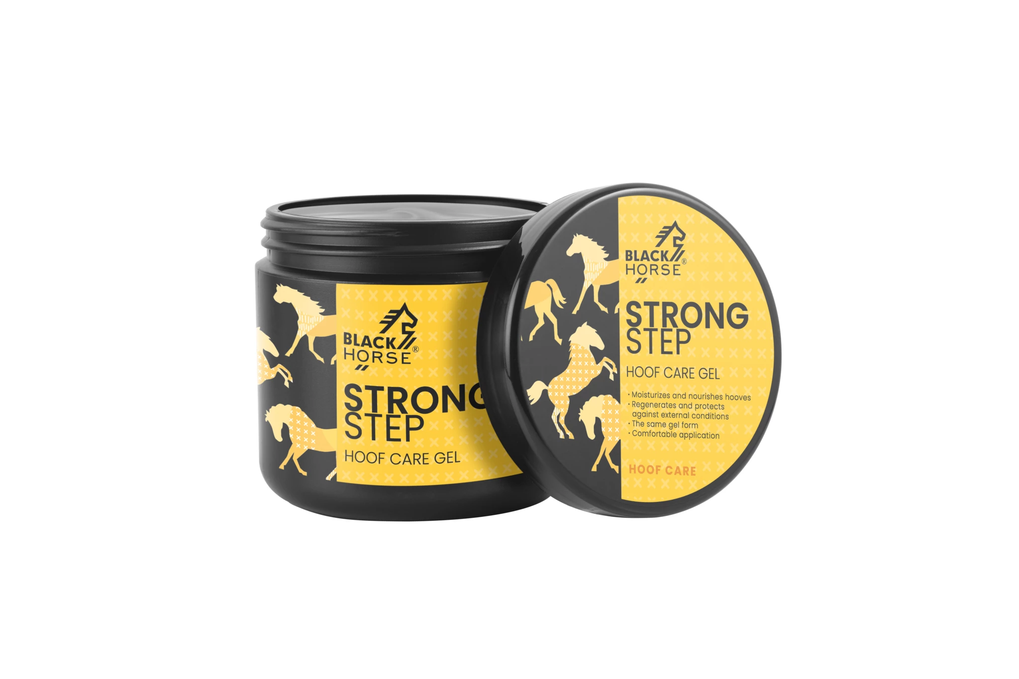 BLACK HORSE STRONG STEP hoof mask 500 ml